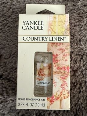 Yankee Candle Country Linen Home Fragrance Oil - New in Box Retired | 0.33 oz